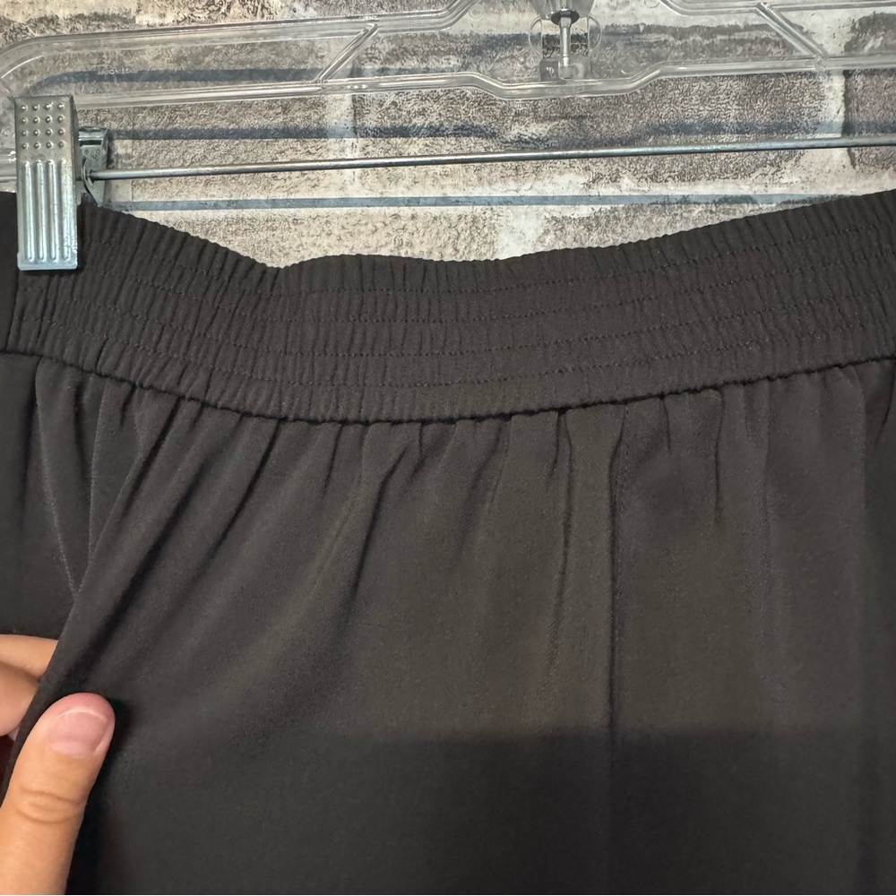 NEW Quince Stretch Crepe Classic Trouser Pants black pockets - Picture 11 of 14